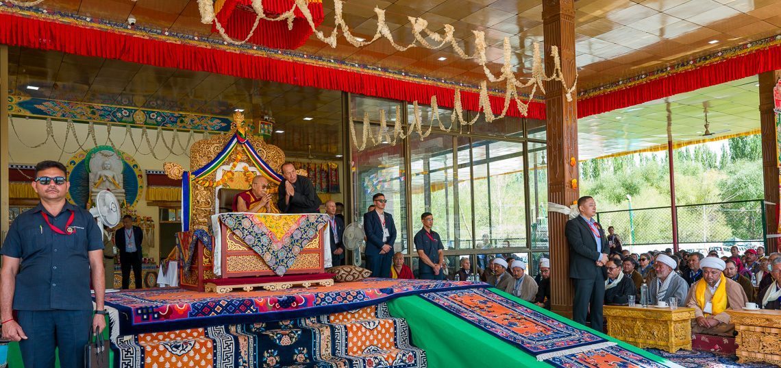 Lễ chiêu đãi chào mừng Thánh Đức Đạt Lai Lạt Ma tại Leh, Ladakh