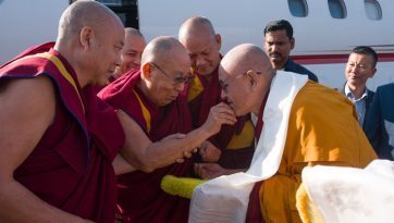 Thánh Đức Đạt Lai Lạt Ma quang lâm đến Tu viện Drepung Gomang, Karnataka