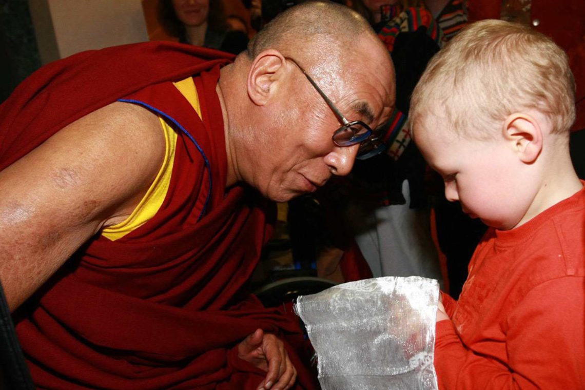 His Holiness And A Young We